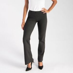 (M Long) Betabrand Charcoal Boot Cut Dress Pant Yoga Pants